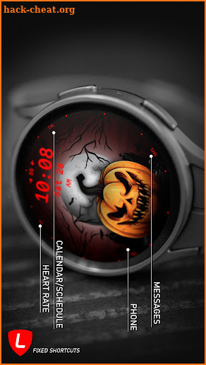 Halloween Animated Watch 084 screenshot