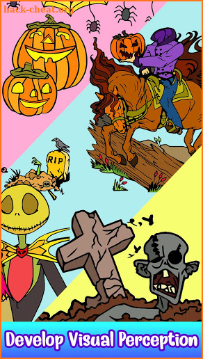 Halloween Color by Number - Horror Coloring Book screenshot