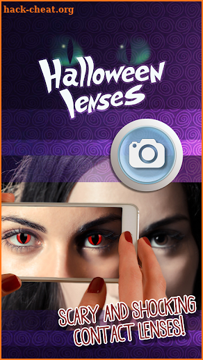 Halloween Eye Contact Lenses App screenshot