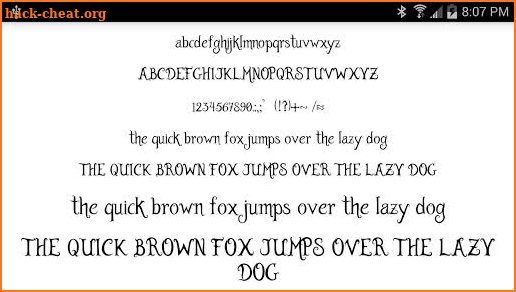 Halloween Fonts for FlipFont screenshot