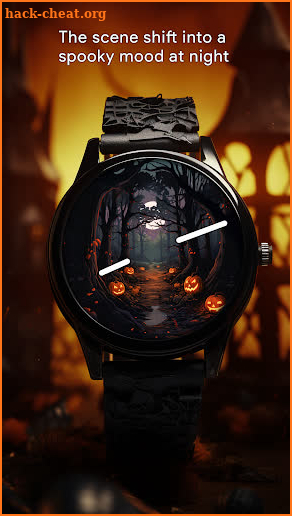 Halloween Forest Watch Face screenshot