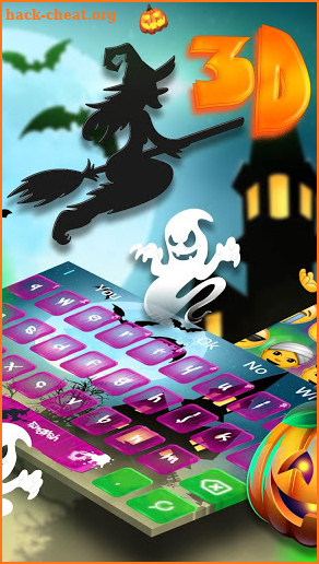 Halloween Ghost 3D Keyboard screenshot