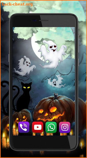 Halloween Ghosts Live Wallpaper screenshot