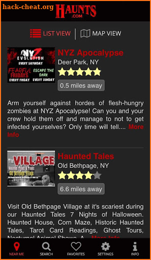 Halloween Haunted Houses Near Me - Haunts.com screenshot