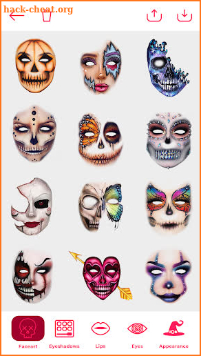 Halloween Makeup Photo Editor screenshot