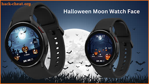 Halloween Moon Watch Face screenshot