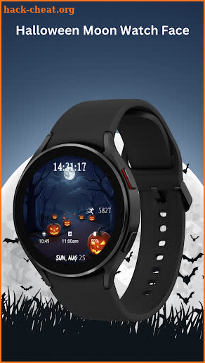 Halloween Moon Watch Face screenshot