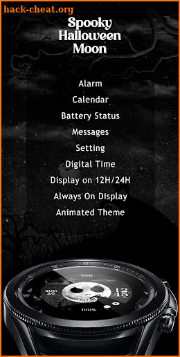 Halloween Moon_Watchface screenshot