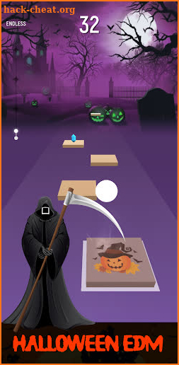 Halloween Music Tiles Hop Game screenshot