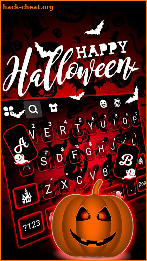 Halloween Night Keyboard Background screenshot