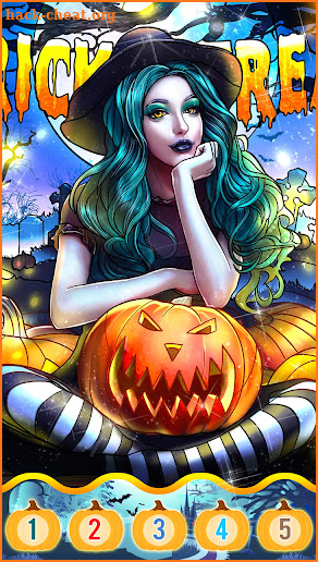 Halloween Paint Book Offline screenshot