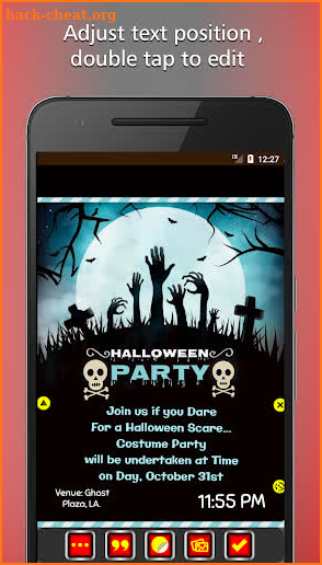 Halloween Party Invitation Card Maker screenshot