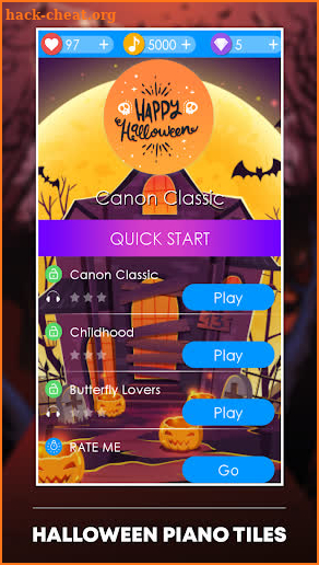 Halloween Piano Tiles 2 screenshot