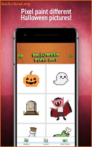 Halloween Pixels Art – Color By Number screenshot