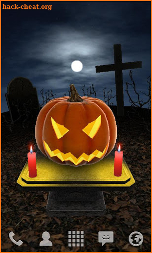 Halloween Pumpkin 3D Live Wallpaper screenshot