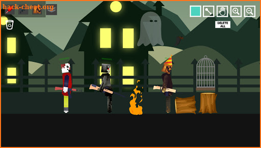 Halloween Ragdoll Playground: Human Witch screenshot