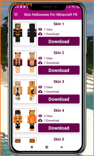 Halloween Skins For minecraft pe screenshot