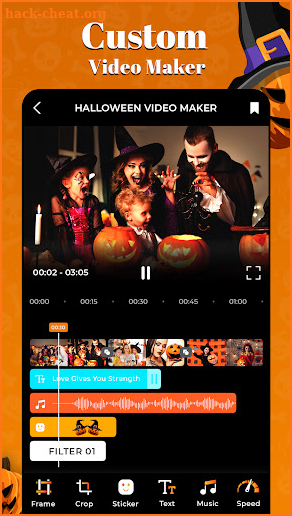 Halloween Video Editor & Maker screenshot