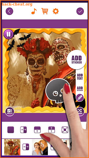 Halloween Video Maker Photo Slideshow With Music screenshot