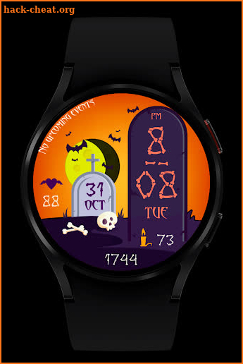 Halloween Watch Face Wear OS screenshot