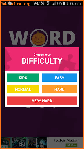 Halloween Word Search screenshot