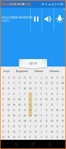 HALLOWEEN WORD SEARCH PUZZLE screenshot