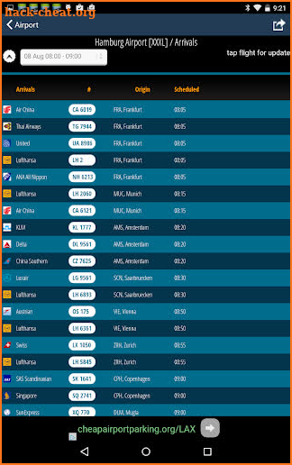 Hamburg Airport Pro -Radar HAM Flight Tracker screenshot