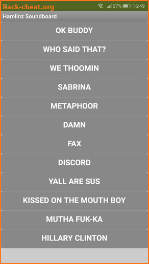 Hamlinz Soundboard screenshot