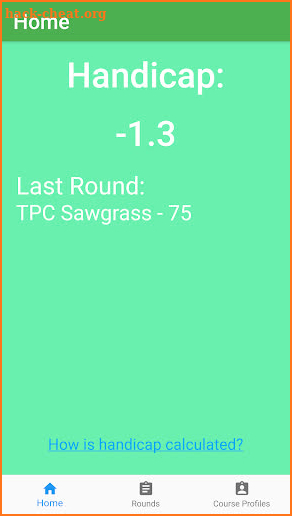 HandiGolf - Free Golf Handicap Tracker screenshot