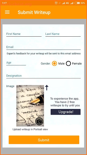 Handpick - Handwriting Analysis screenshot