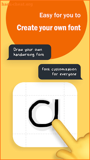 Handwriting Font Creator screenshot