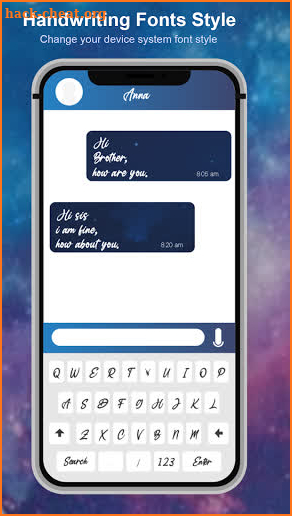 Handwriting Fonts Style screenshot