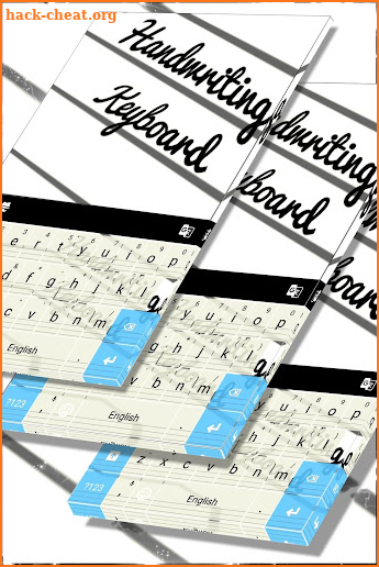 Handwriting Keyboard Theme screenshot