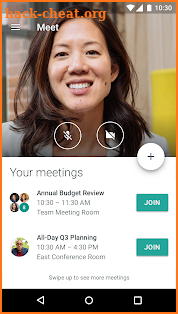 Hangouts Meet screenshot