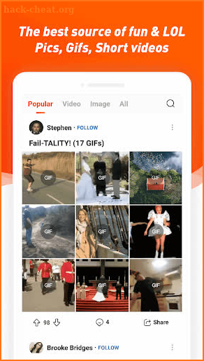 Hapo - Funny Videos, GIFs & Photos screenshot