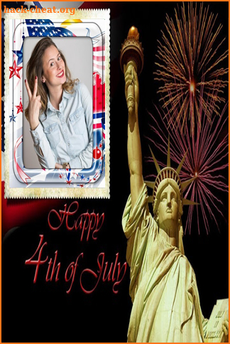 Happy 4th of July Photo Maker screenshot