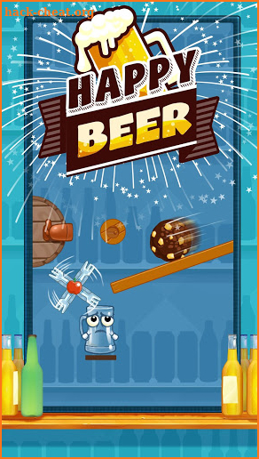 Happy Beer Glass: Pouring Water Puzzles screenshot