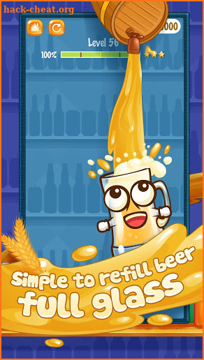 Happy Beer Glass: Pouring Water Puzzles screenshot