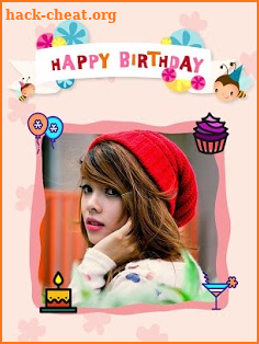 Happy Birthday Photo Frame Special Stickers screenshot