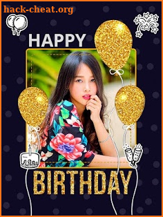 Happy Birthday Photo Frame Special Stickers screenshot