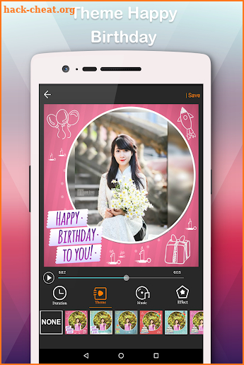Happy Birthday Video Maker screenshot