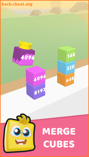 Happy Cubes - 2048 screenshot