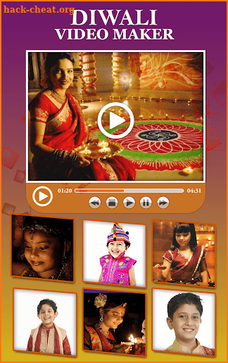 Happy Diwali Video Maker 2018 screenshot