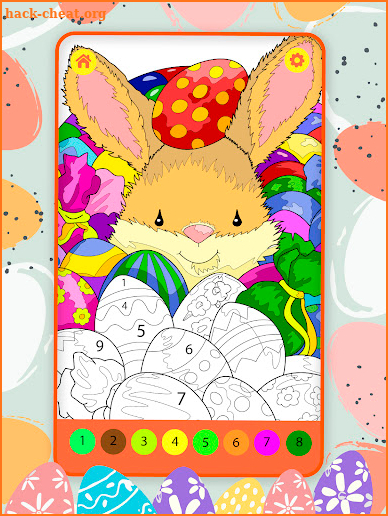 Happy Easter Color by Numbers screenshot