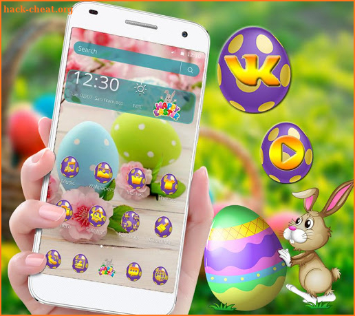 Happy Easter Theme screenshot