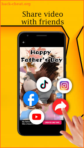 Happy Father's Day 2021 Video Maker & Editor screenshot