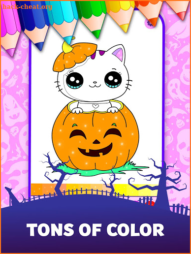 Happy Ghost - Halloween Coloring Book screenshot