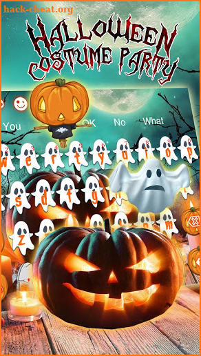 Happy Halloween keyboard screenshot