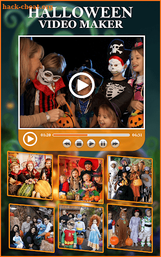 Happy Halloween Video Maker With Music 2018 screenshot