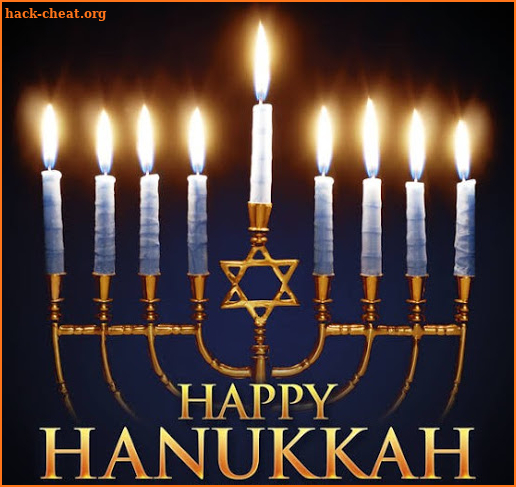 Happy hanukkah greetings screenshot